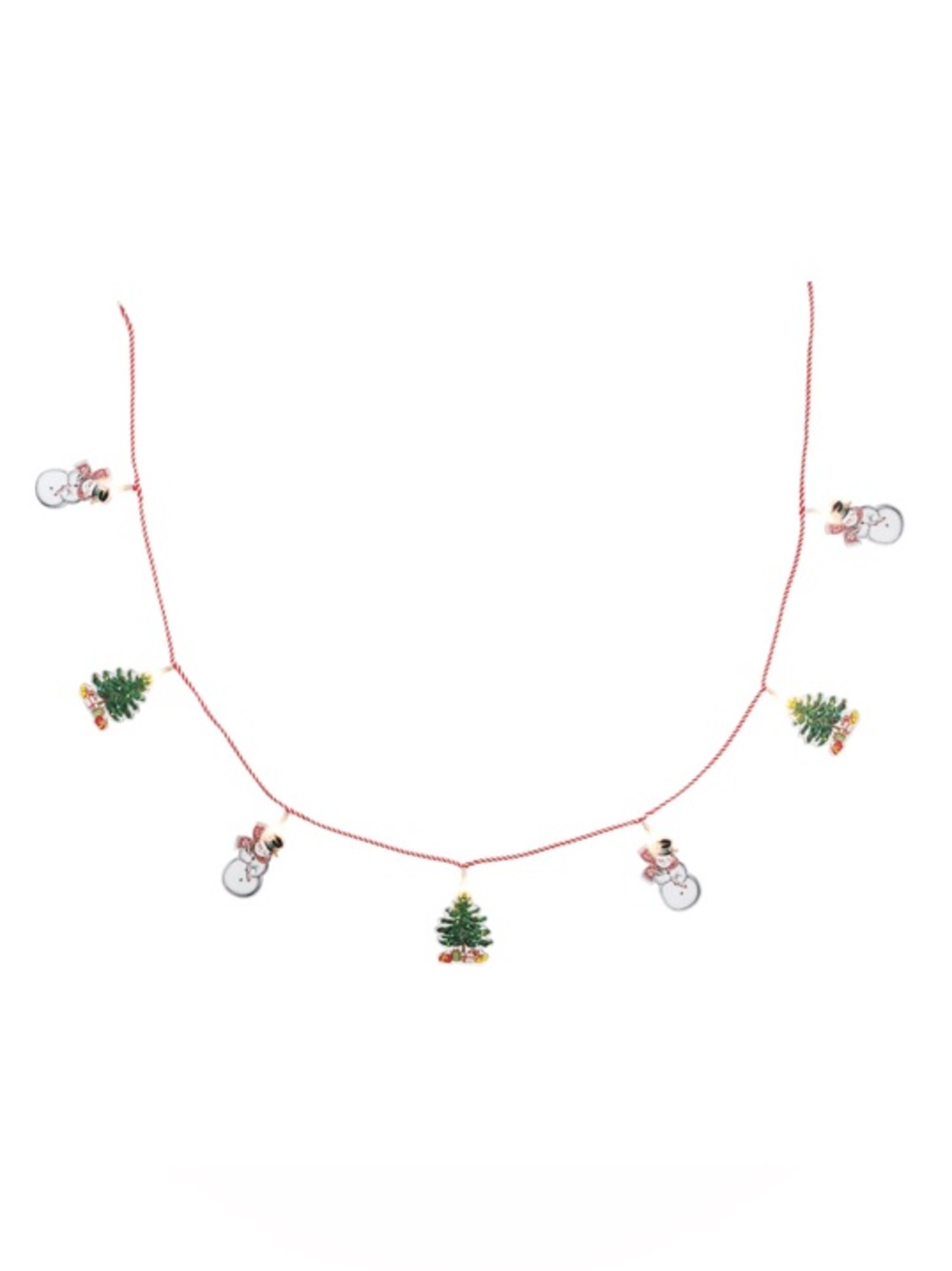 MUD PIE NWT acrylic tree led Christmas garland